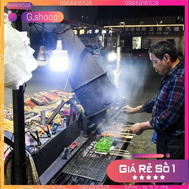 Bóng đèn led năng lượng mặt trời có điều khiển_treo hiên nhà sân vườn 100W tiện lợi S1975