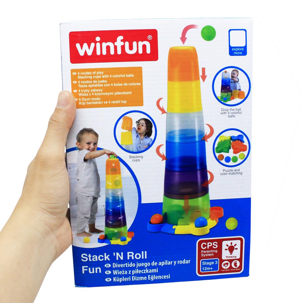 Đồ Chơi Xếp Chồng Cốc Và Bóng Vui Nhộn - Winfun 000737