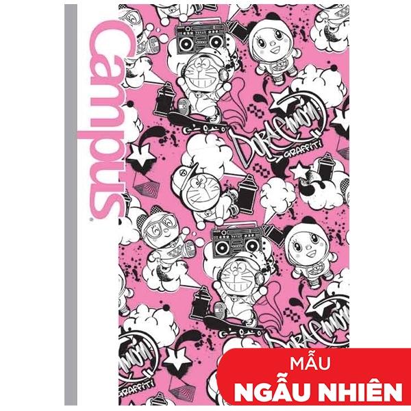 Combo 5 Tập Doraemon Graffiti - B5 Kẻ Ngang Có Chấm 120 Trang ĐL 58-65g/m2 - Campus NB-BDGF120 (Mẫu Màu Giao Ngẫu Nhiên)