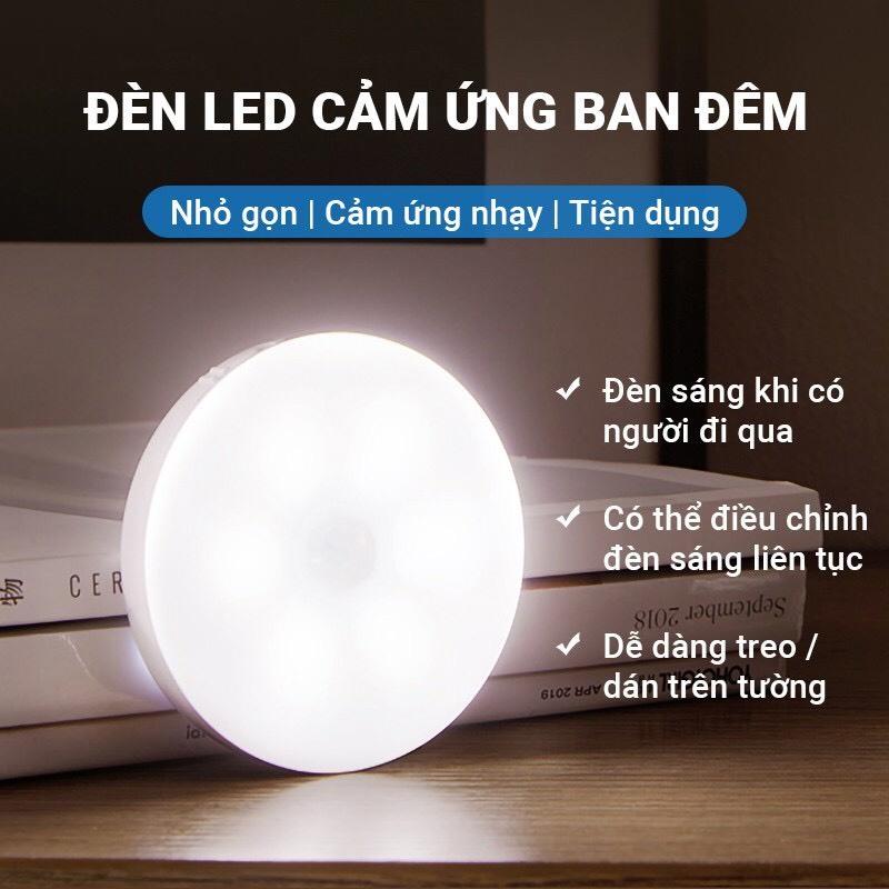 Đèn LED Cảm Ứng Thông Minh Sử Dụng Pin Tự Động Phát Sáng Khi Có Người Di Chuyển