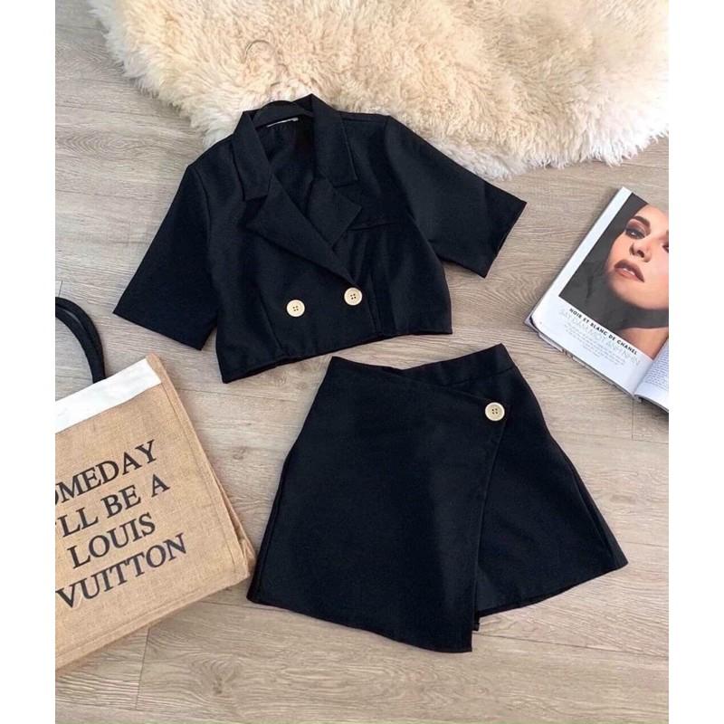 Set Váy Áo Vest Siêu Kute Siêu Xịn Xò