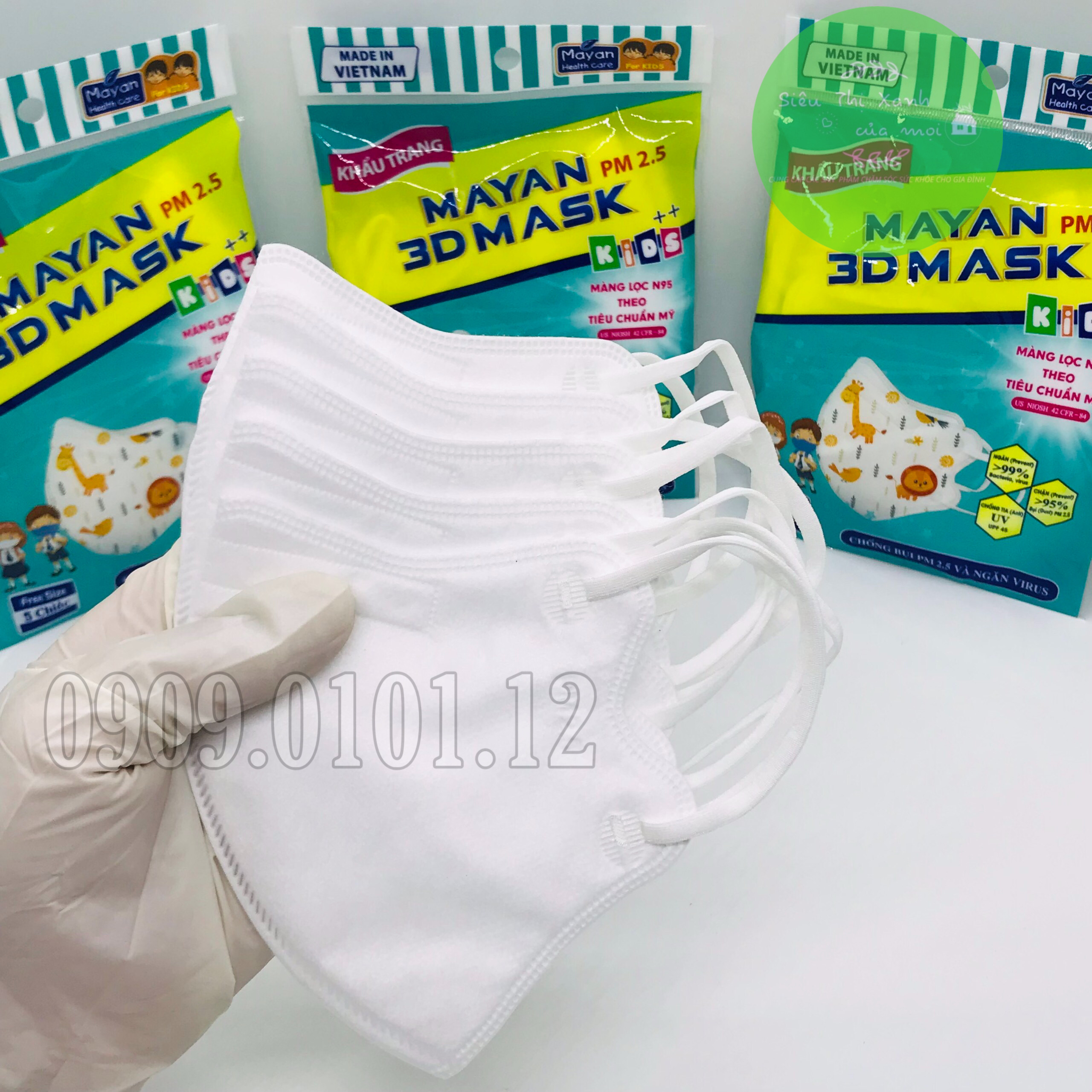 KHẨU TRANG TRẺ EM 3D Cao Cấp