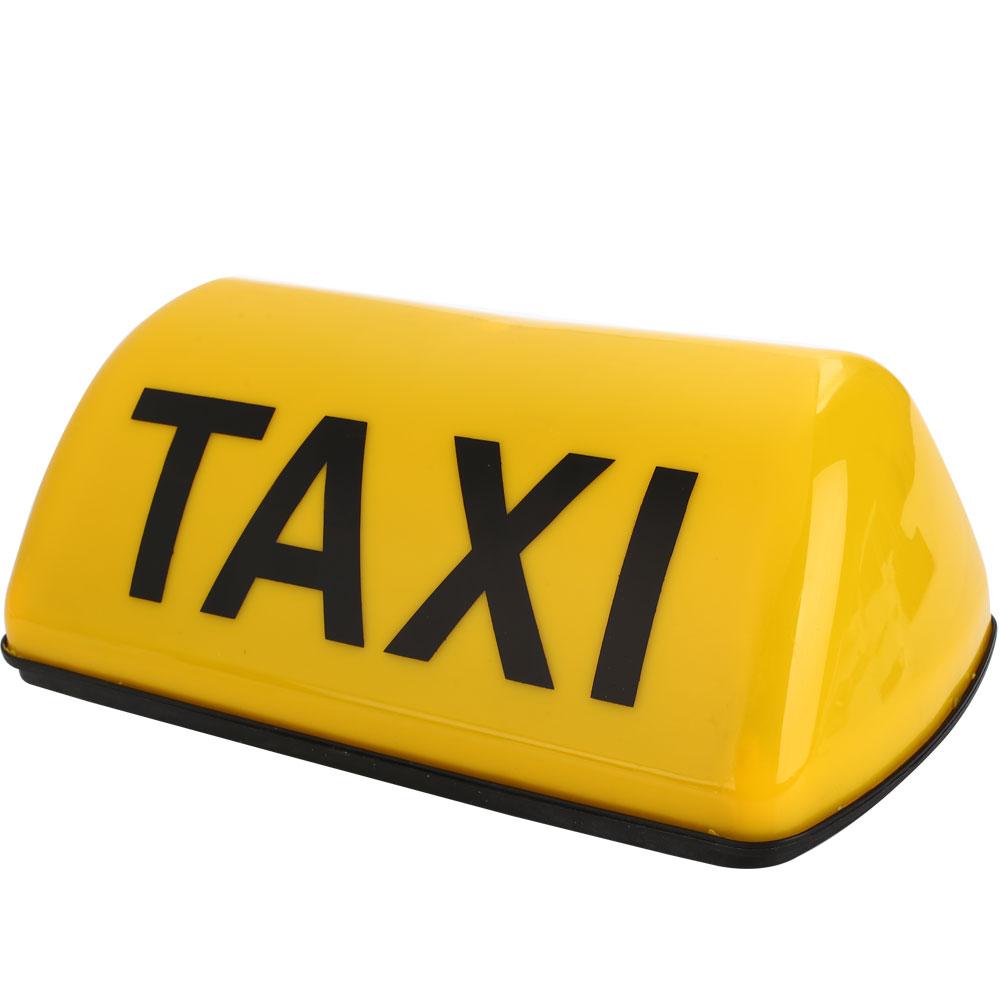 Mào taxi màu vàng - có đèn - đế nam châm