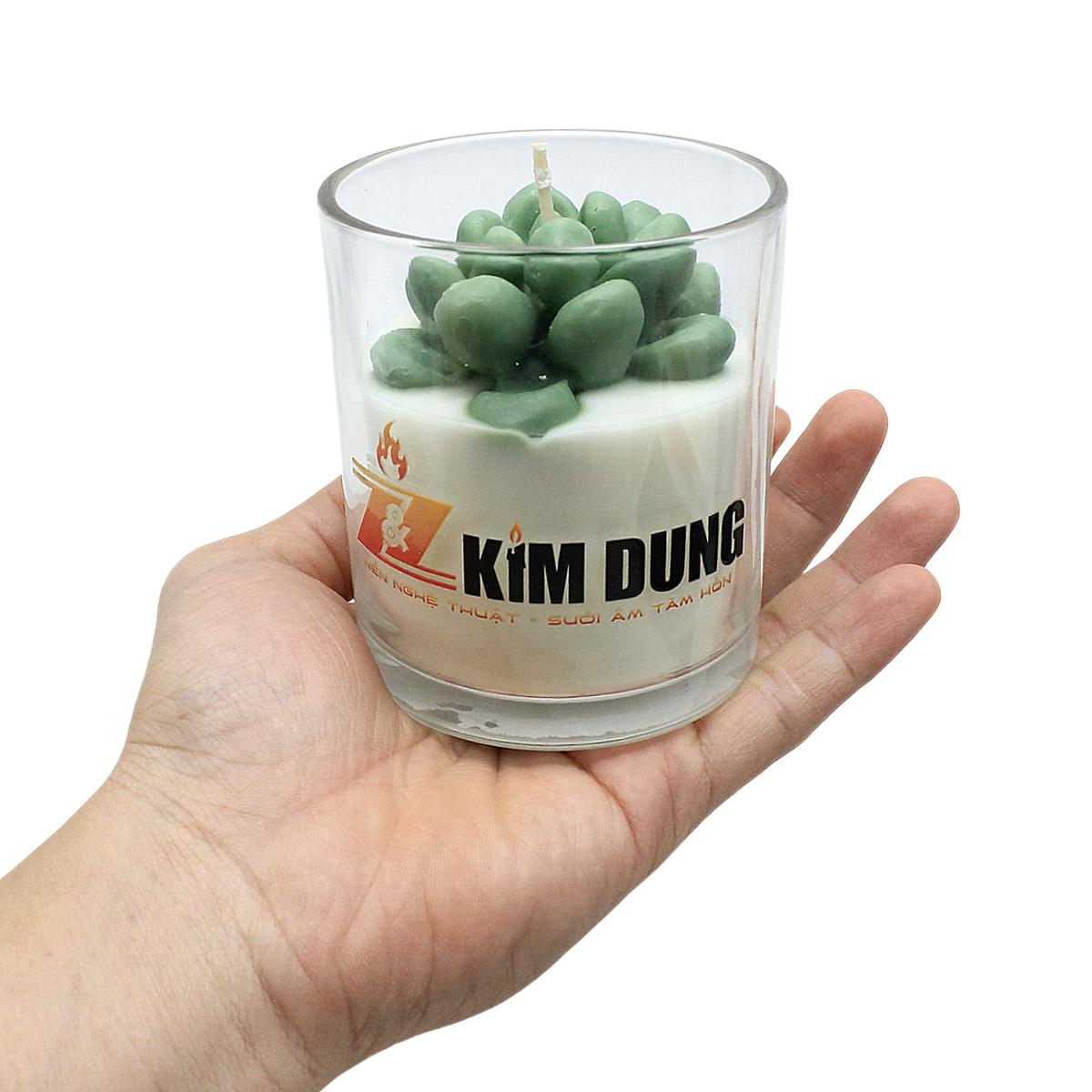 Ly Nến Thơm Hình Sen Đá 3D - Size M - H1