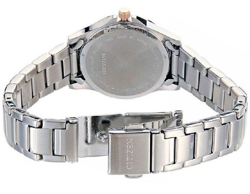 Đồng Hồ Nữ Citizen Dây Thép Không Gỉ EQ0596-87A - Mặt Trắng