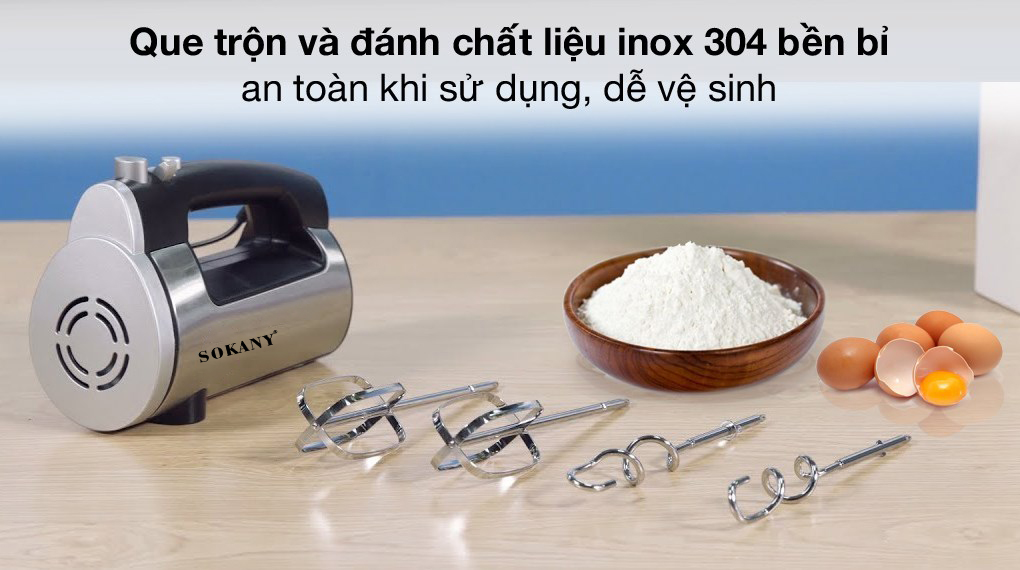 Máy Đánh Trứng Sokany SK6623 (800W) - Hàng Chính Hãng