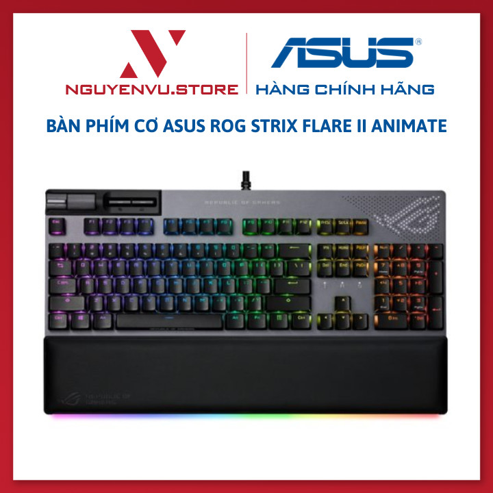 Bàn phím cơ ASUS ROG Strix Flare II Animate - Hàng Chính Hãng