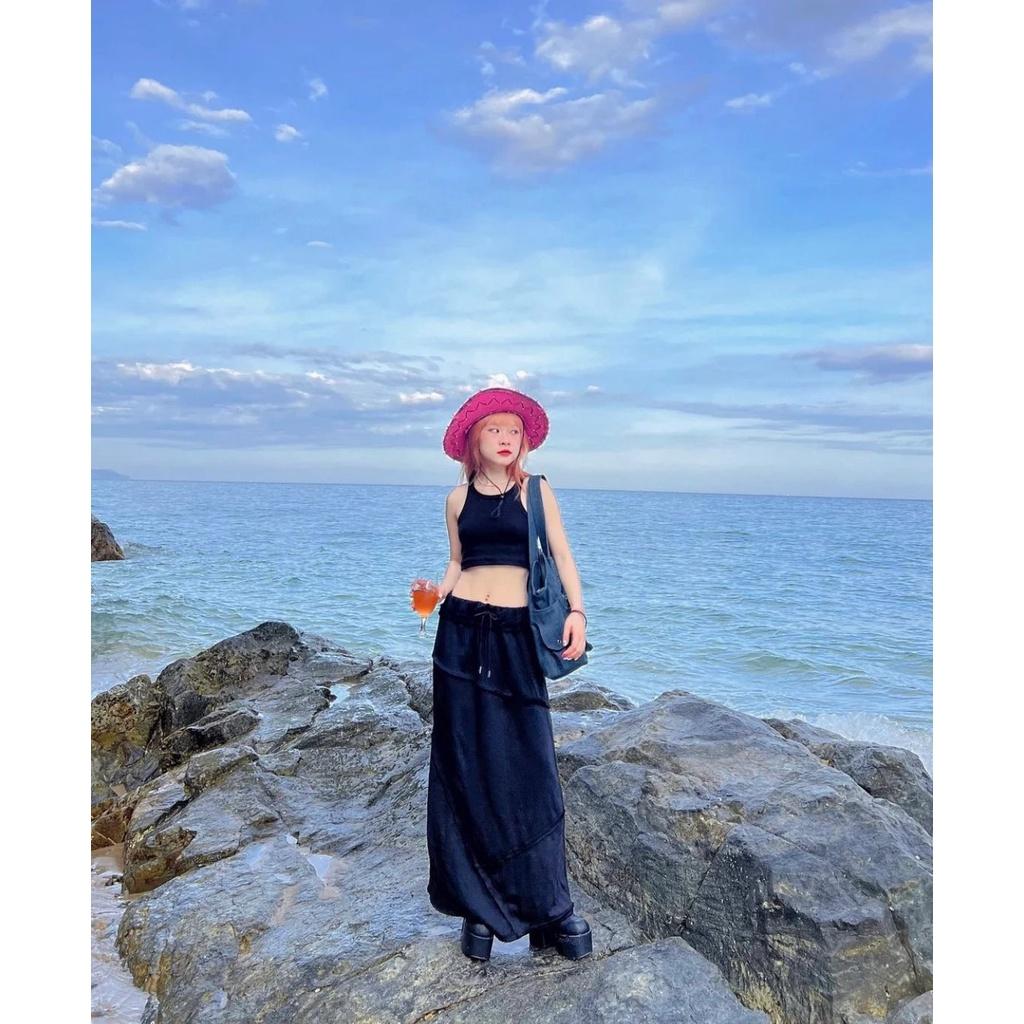 Beryl Skirt - Váy maxi suông dài nữ Hàn Remmus
