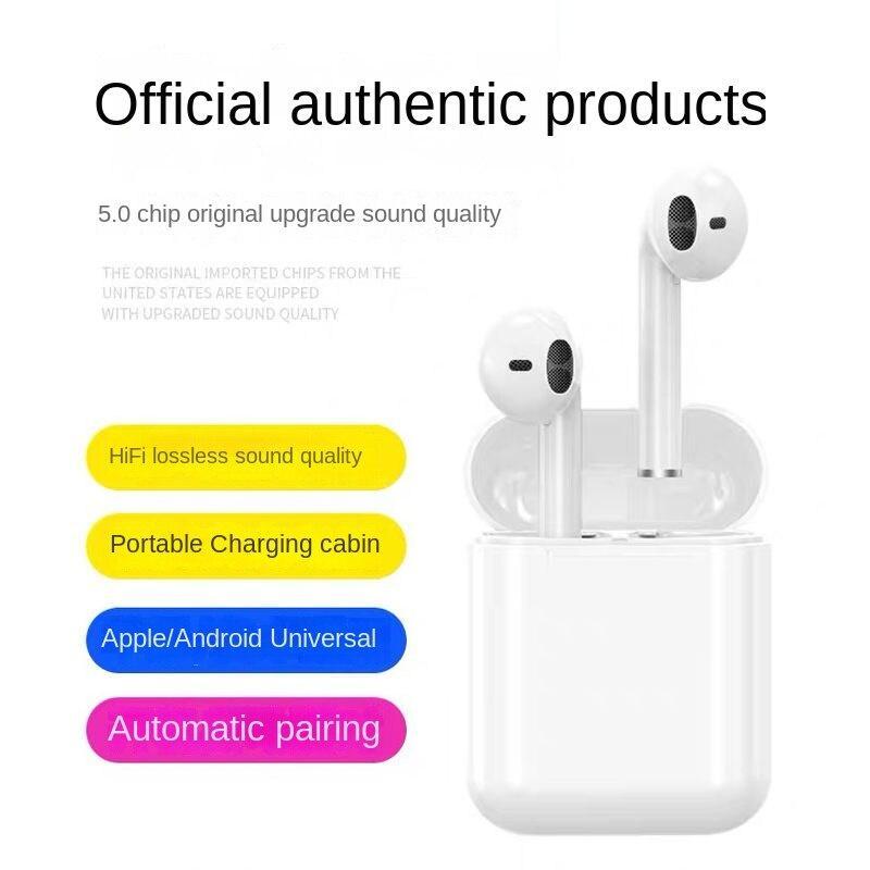 Tai Nghe Nhét Tai Bluetooth Không Dây Phong Cách Thể Thao Thông Dụng Cho iPhone13 6fy6