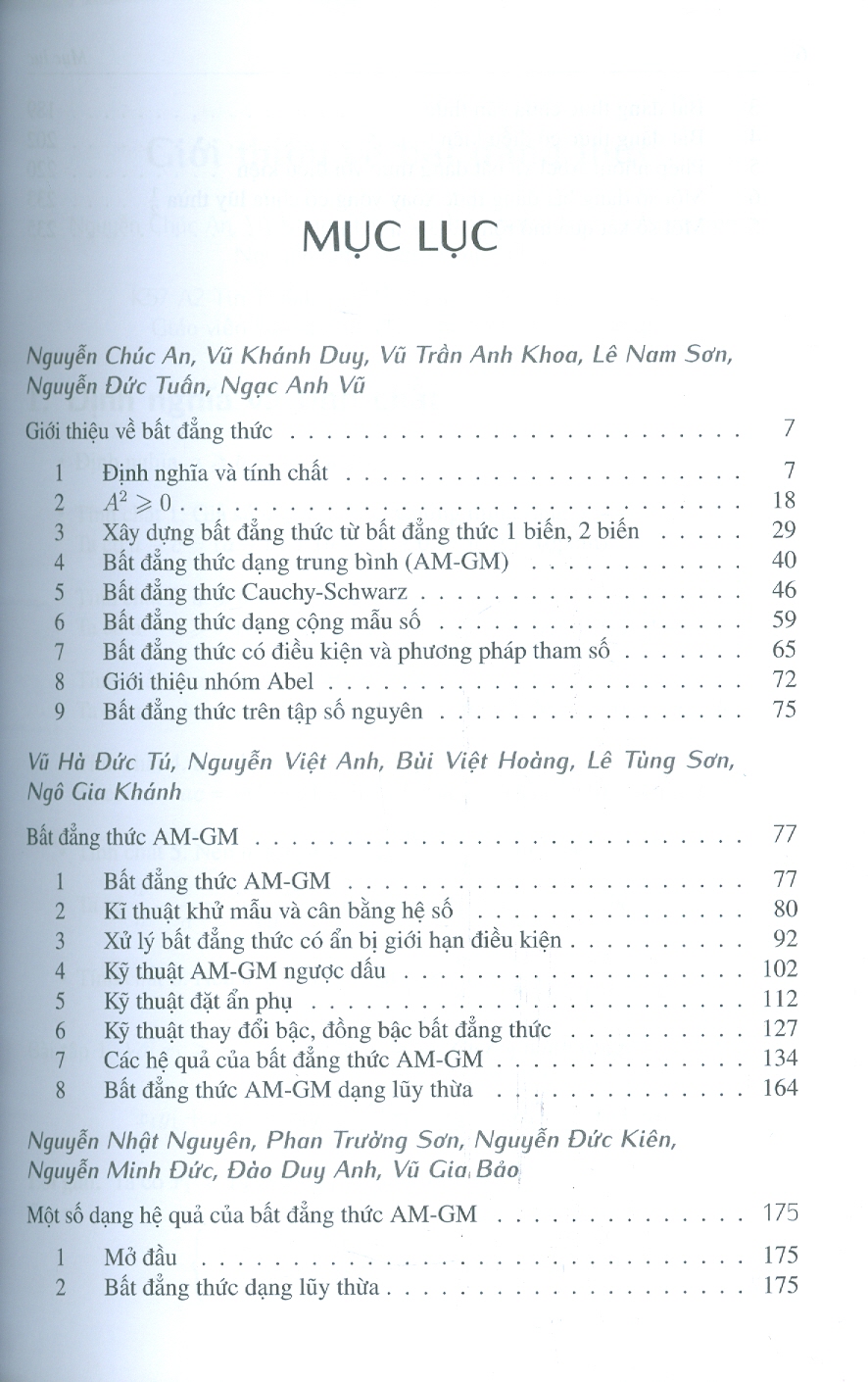 Phương Pháp Sơ Cấp Chứng Minh Bất Đẳng Thức - Tập 1