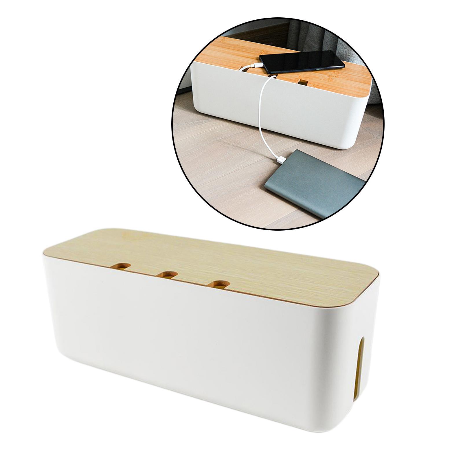 Shelf Storage Box Cable Management Organizer Cable Bracket for Office