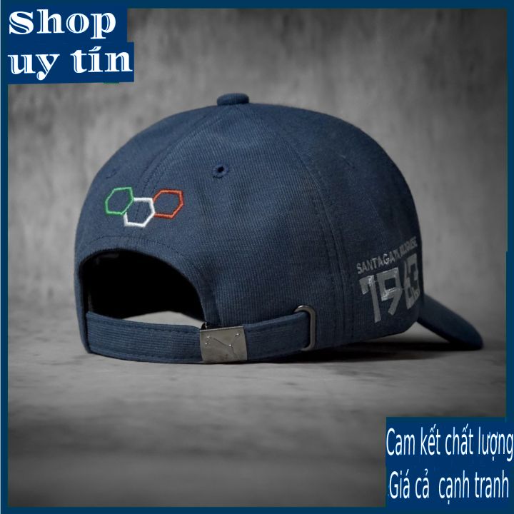 [ Miễn ship / giảm giá ] MŨ NÓN LƯỠI TRAI NAM NỮ LAM.BOR.GHI.NI BÒ TÓT CAO CẤP - màu xanh