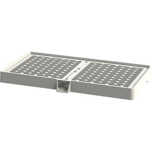 Khay úp cốc chén có khay hứng (màu trắng