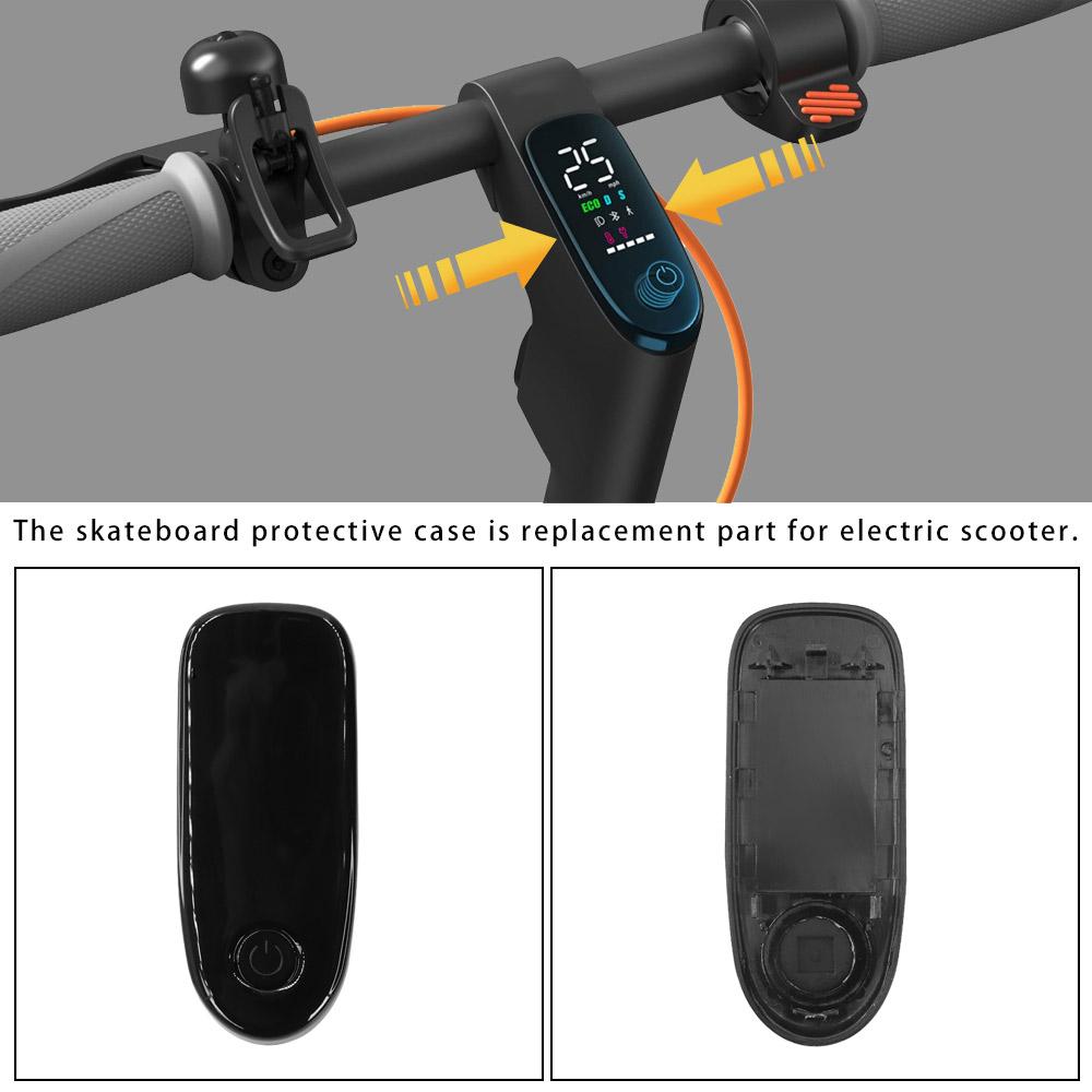 Xe Điện Màn Hình Bảng Điều Khiển Bao Da Thay Thế Cho Segway Ninebot D28U /D18W Ván Trượt Nhạc Cụ Nhựa Phần Color: 2PC