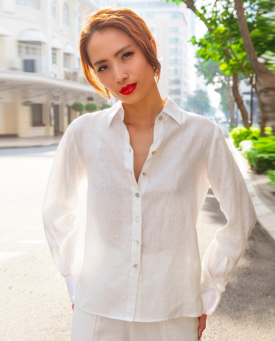 Áo Sơ Mi Linen Sicily TOP171 Thời trang thiết kê Hity