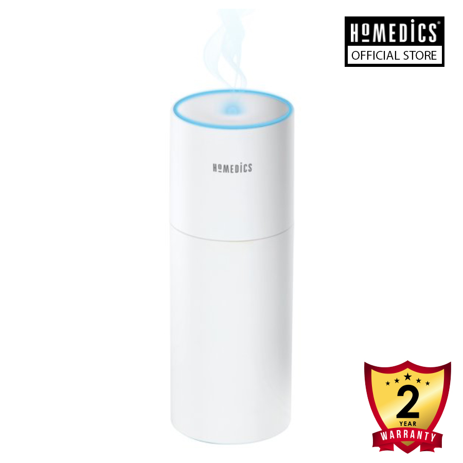 Máy tạo ẩm mini công nghệ siêu âm dùng pin sạc Homedics UHE-CMP15 - Hàng nhập khẩu USA