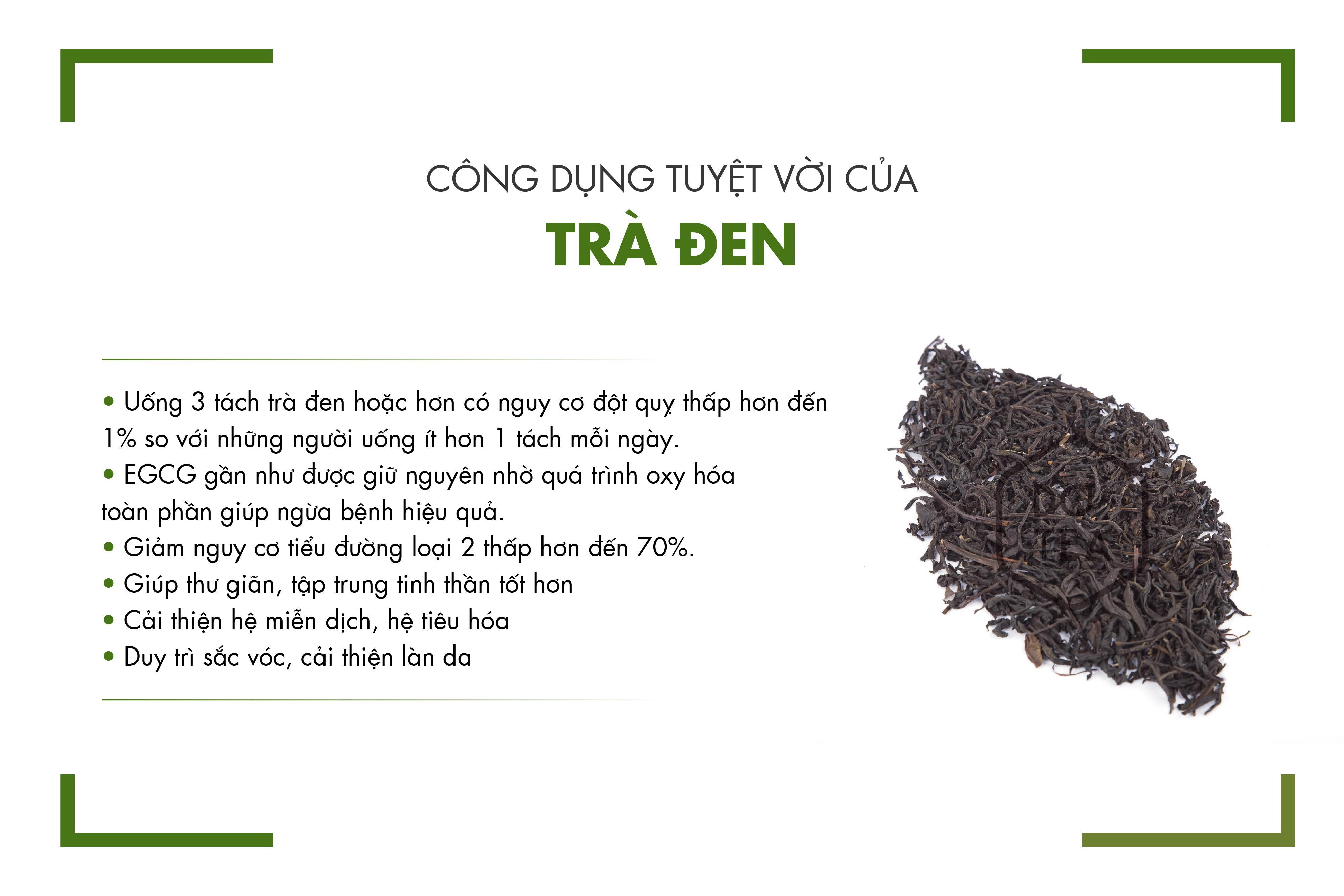 Trà Đen Cao Cấp Gói 500g - 100g