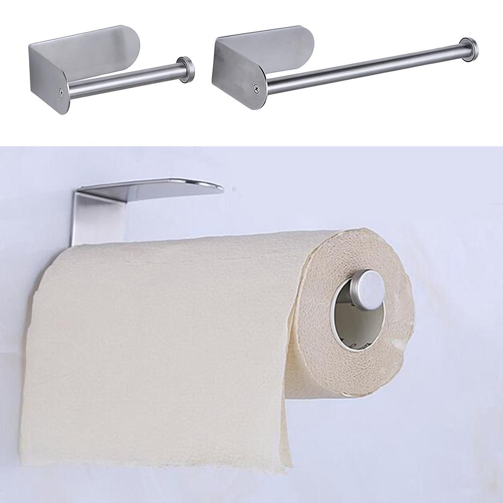 Stainless Steel Hanger Storage Rack Clip Organizer Paper Tissue Holder Stand