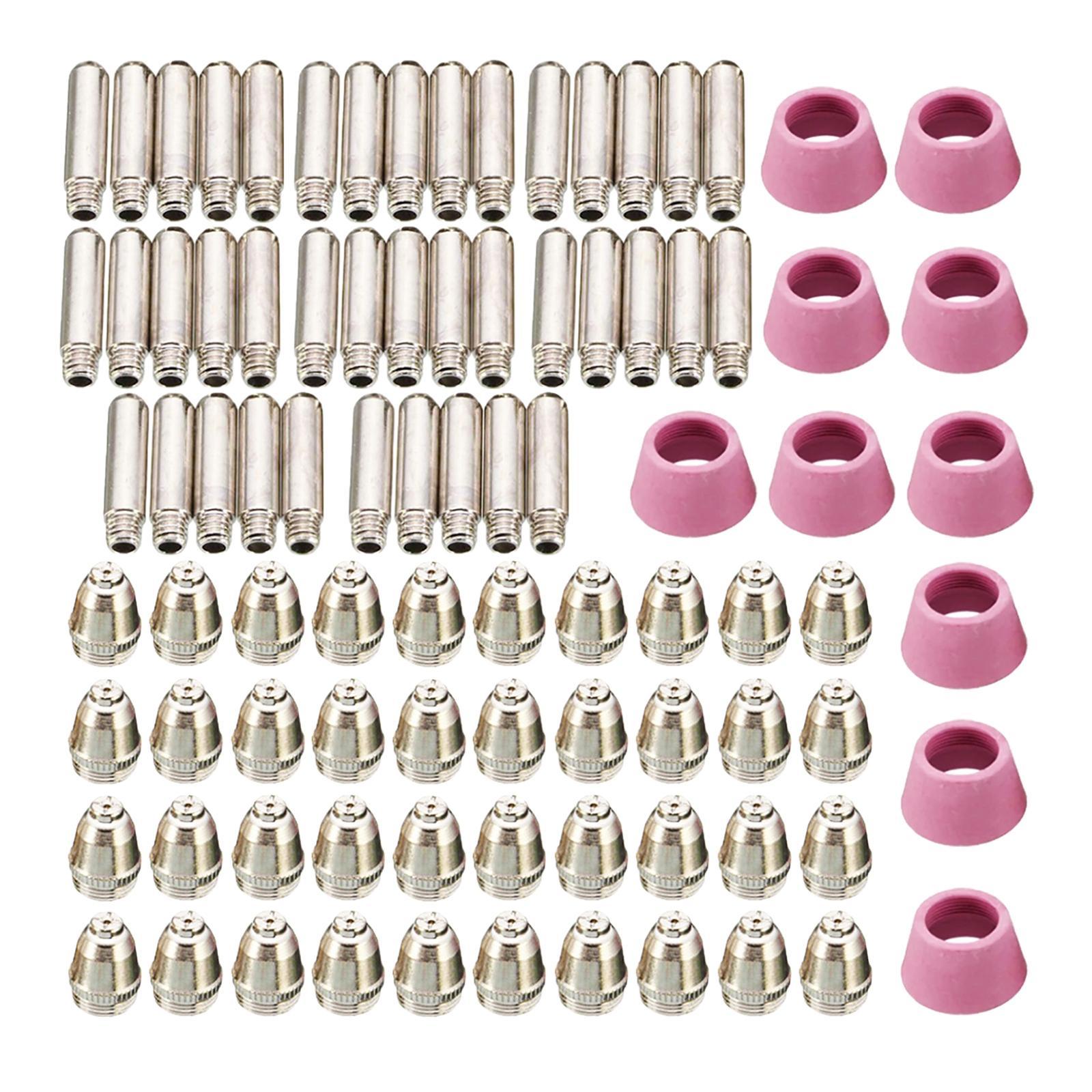 Plasma Cutter Torch Consumables Kit, Copper Nozzle for AG60 Cutting Torch Arc Plasma Cutting Machine