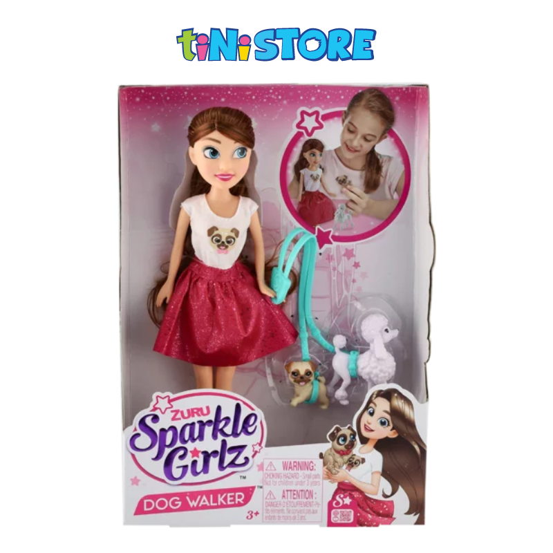 Bộ đồ chơi búp bê và cún cưng Sparkle Girlz