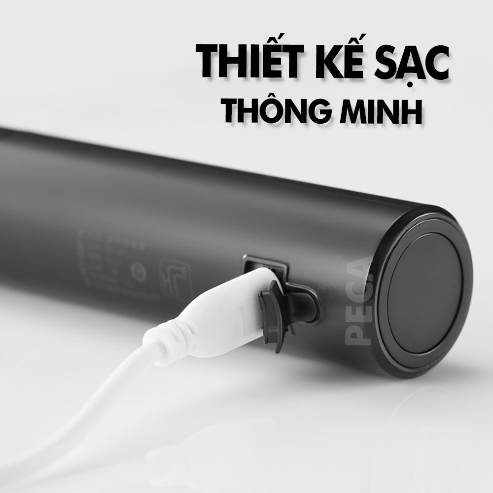 Máy tỉa lông mũi Kemei KM-X4 sử dụng pin sạc USB tiện lợi lưỡi cắt sắc bén an toàn