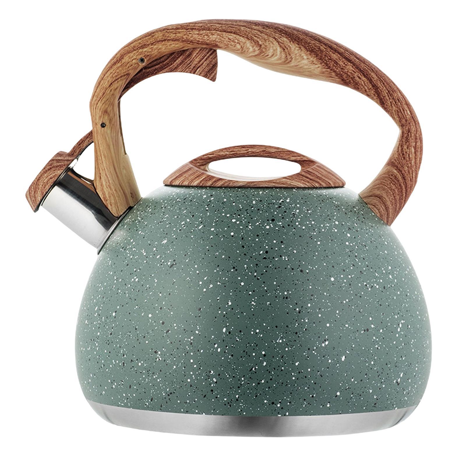 Tea Kettle Wood Handle Tea Pots Whistling Tea Pot Tea Pots for Stove Top