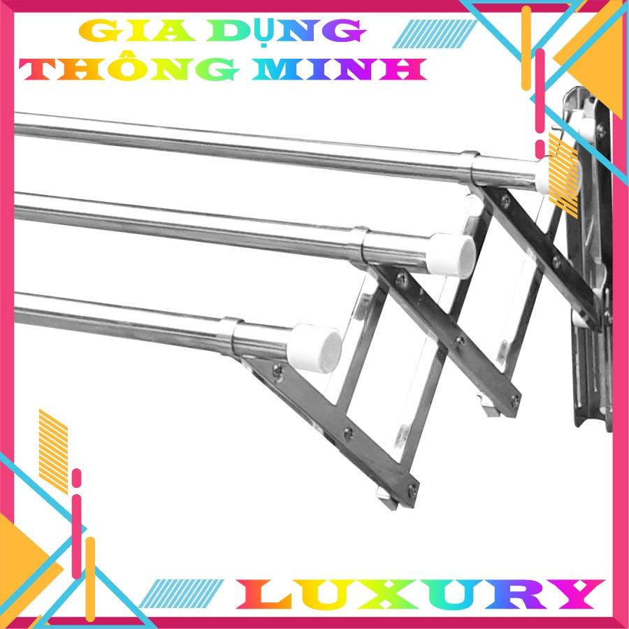 Giàn Phơi Quần Áo Thông Minh Inox Chống Rỉ Sét, Chịu Lực Cao Inox Sáng Bóng Sang Trọng Thích Hợp Cho Căn Hộ, Chung Cư