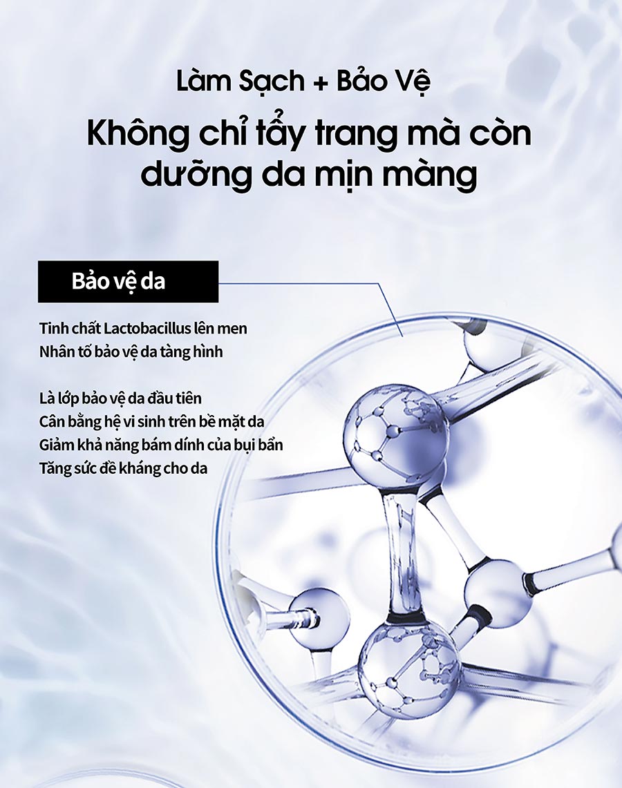 Tinh chất tẩy trang sạch sâu kiểm soát dầu thừa và dưỡng ẩm KEILEI - Oil free Liquid Cleansing KEILEI