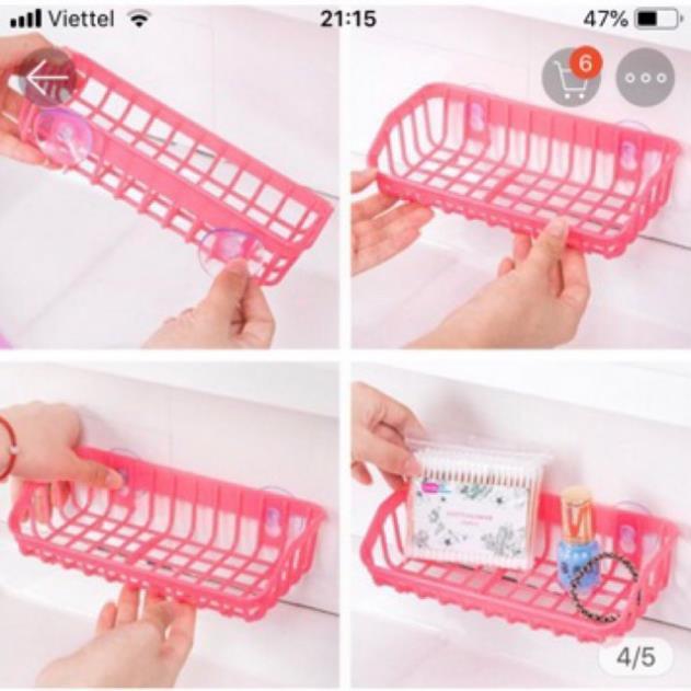 Kệ cheo dẻ rửa dính hít cường lực đa năng siêu chắc