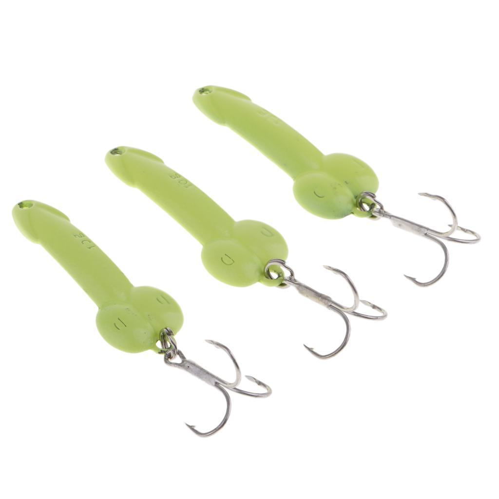 3Pcs 4.5cm Artificial Simulation Metal Sequins Metal Sequins Fishing Hooks