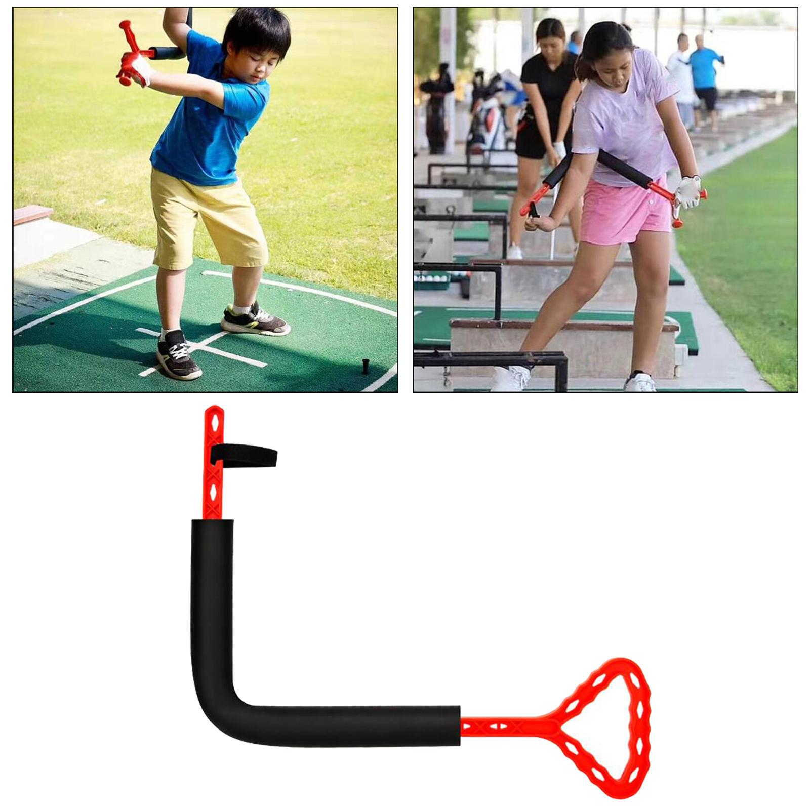 Golf Swing Trainer Training Aid Swing Posture Trainer Golf Arm Wrist Gesture Practice Corrector Guide for Strength Flexibility and Tempo Training