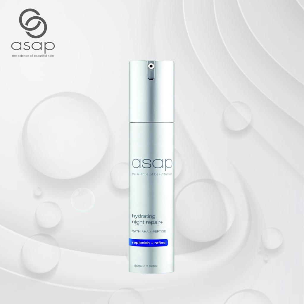 HÀNG NHẬP KHẨU - Tinh Chất Dưỡng Ẩm Asap Hydrating Night Repair+ Tăng Sinh Collagen, Chống Lão Hoá, Trẻ Hóa Da 50ml