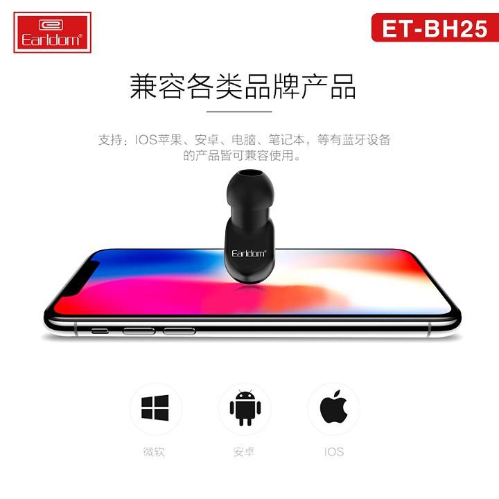 Tai Nghe 1 Tai Earldom Bluetooth Cộng Nghệ 5.0 Hàng Chính Hãng