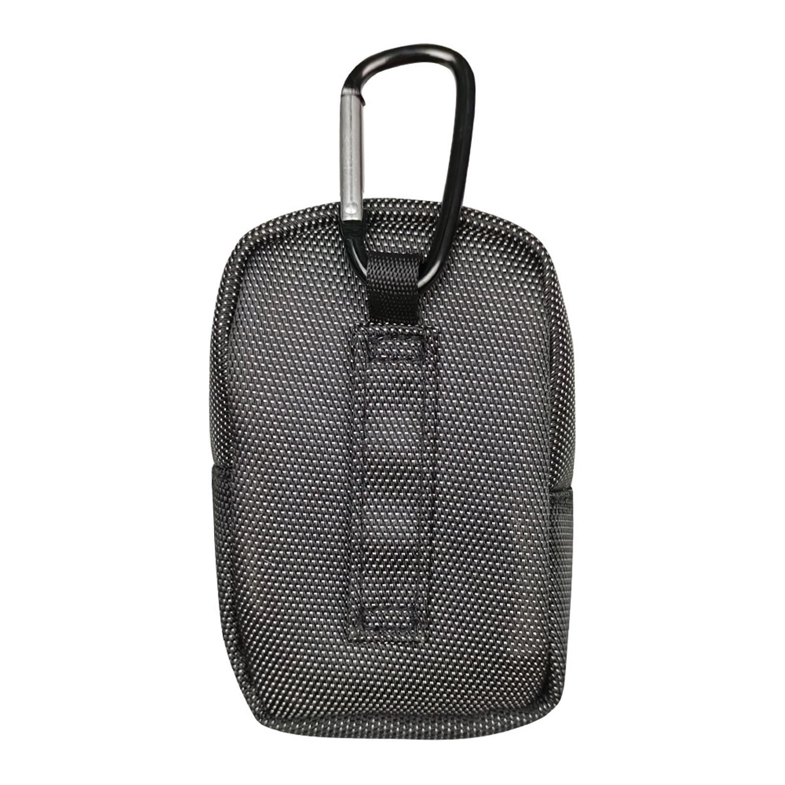 Golf Ball Pouch Golf Ball Carry Bag Lightweight Practical Golf Ball Storage Bag Two Zipper Pockets Golf Ball Case Golfer Gift