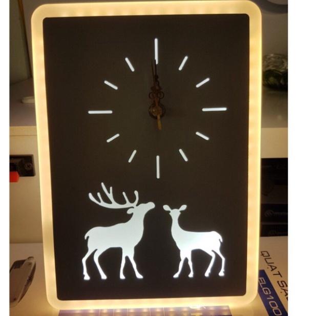 Đèn tường led Đồng hồ DT