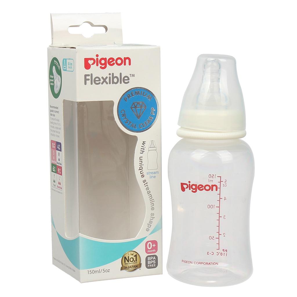 Bình sữa Pigeon 150ml Streamline (&gt; 0 tháng tuổi)