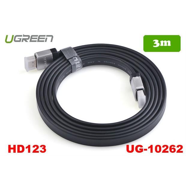 Cáp HDMI 4K Dẹt Ugreen 10262 Chính Hãng