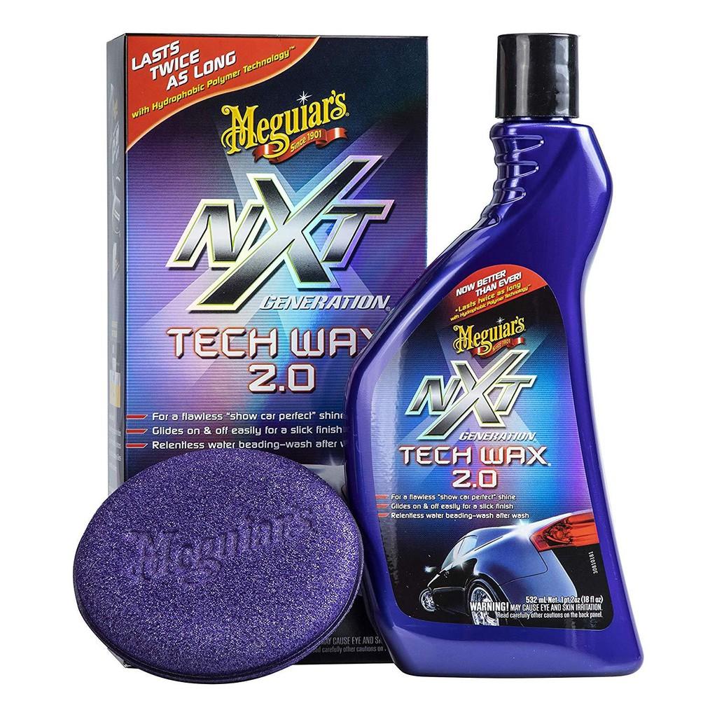 Meguiar's Wax bóng sơn xe dòng NXT - NXT Tech Wax - G127001T, 14 ml