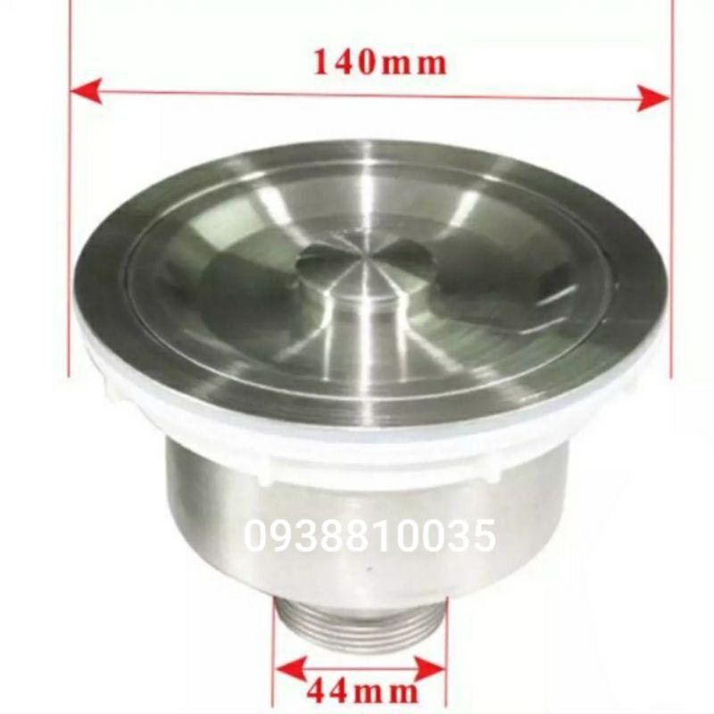 Đầu xả chậu rửa chén Inox 304 kèm chui xả và ron