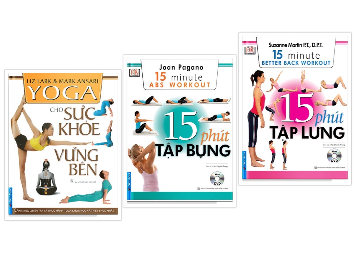 Combo YOGA cho sức khỏe vững bền + 15 phút tập bụng + 15 phút tập lưng