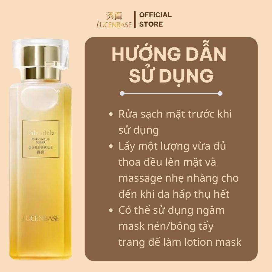 Toner nước hoa hồng hoa cúc LUCENBASE cấp ẩm, làm dịu da 180ml