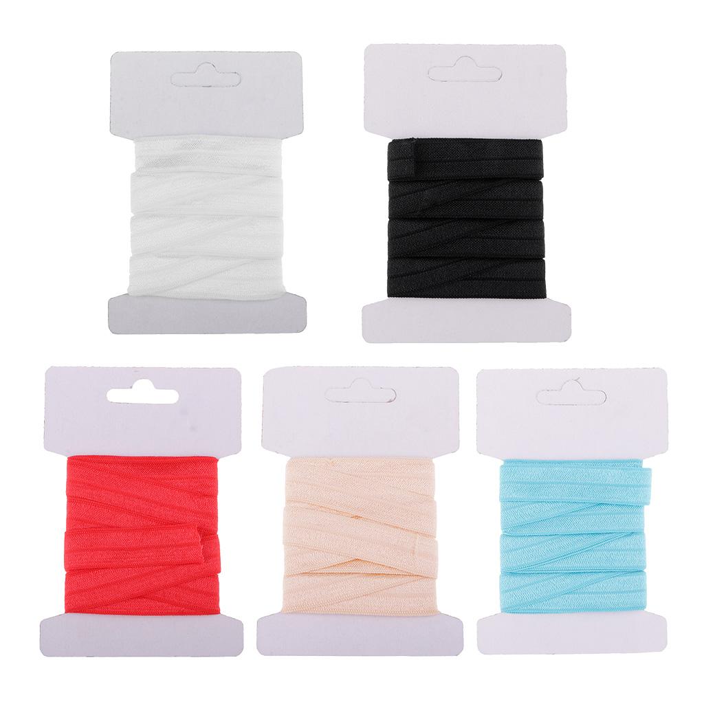 2.7M  5/8"15mm Elastic Spandex Satin Band Hair Ties Accessories