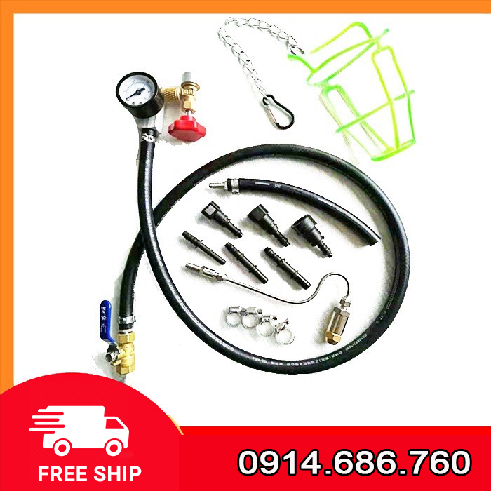 Bộ dụng cụ súc béc, vệ sinh kim phun TRỰC TIẾP trên xe động cơ xăng