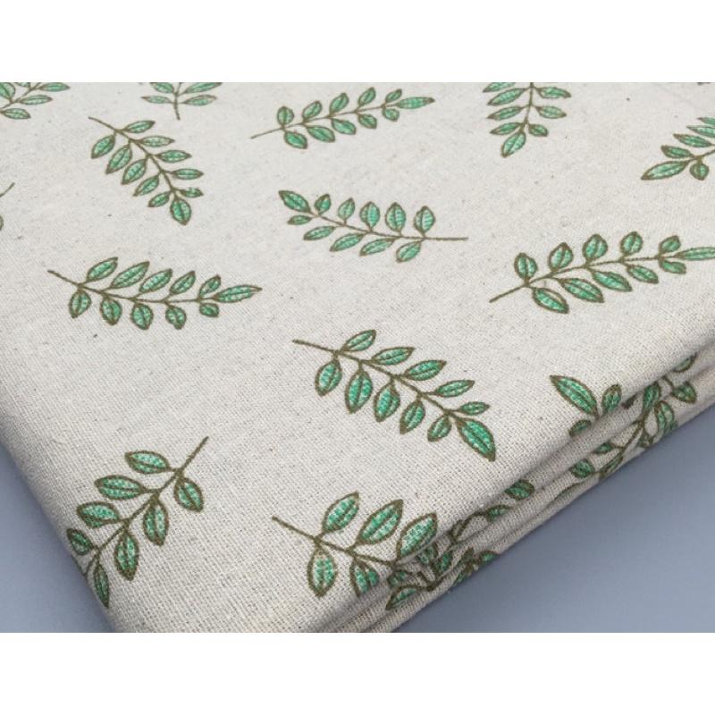 Vải Bố, Vải Canvas Họa Tiết Lá, Sọc, Mèo, Thổ Cẩm