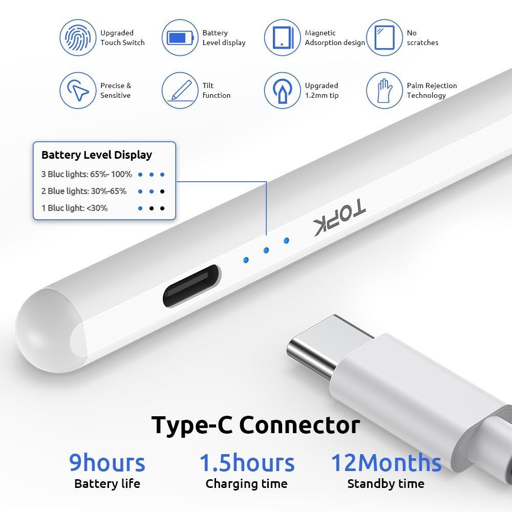 Bút cảm ứng TOPK LP-10 Stylus tiện dụng