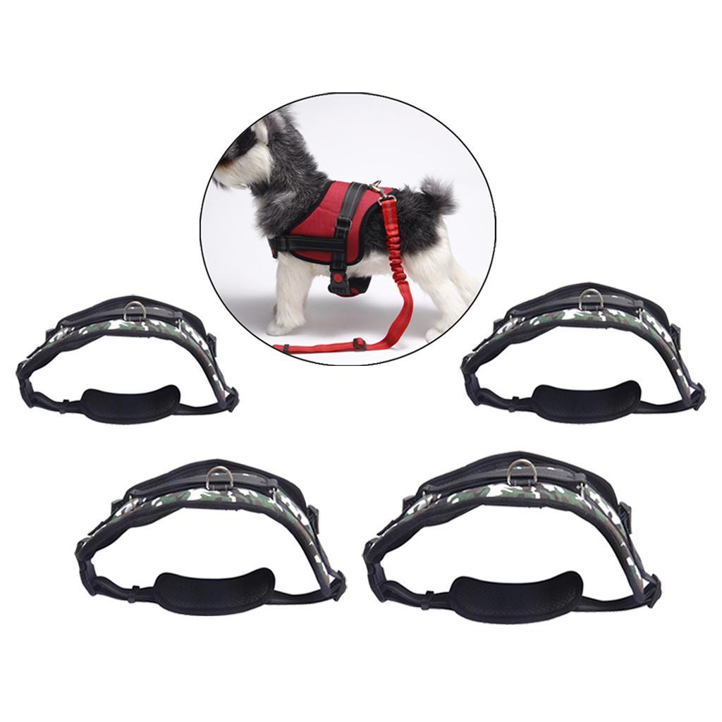 Explosion-proof Dog Puppy Harness Soft Adjustable Reflective Vest White
