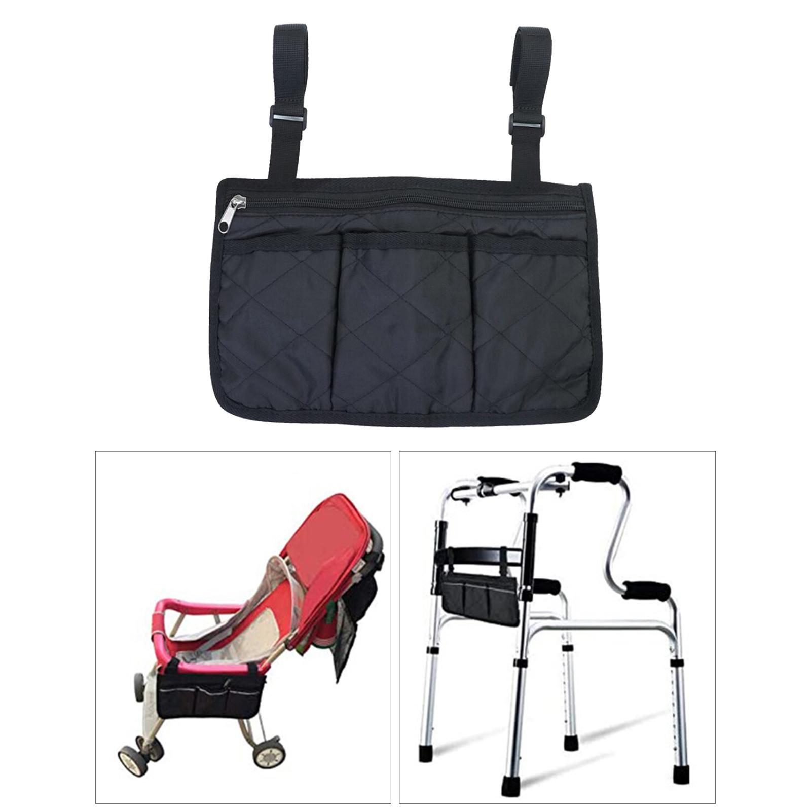 2Pcs Universal Wheelchair   Storage Organizer  Holder