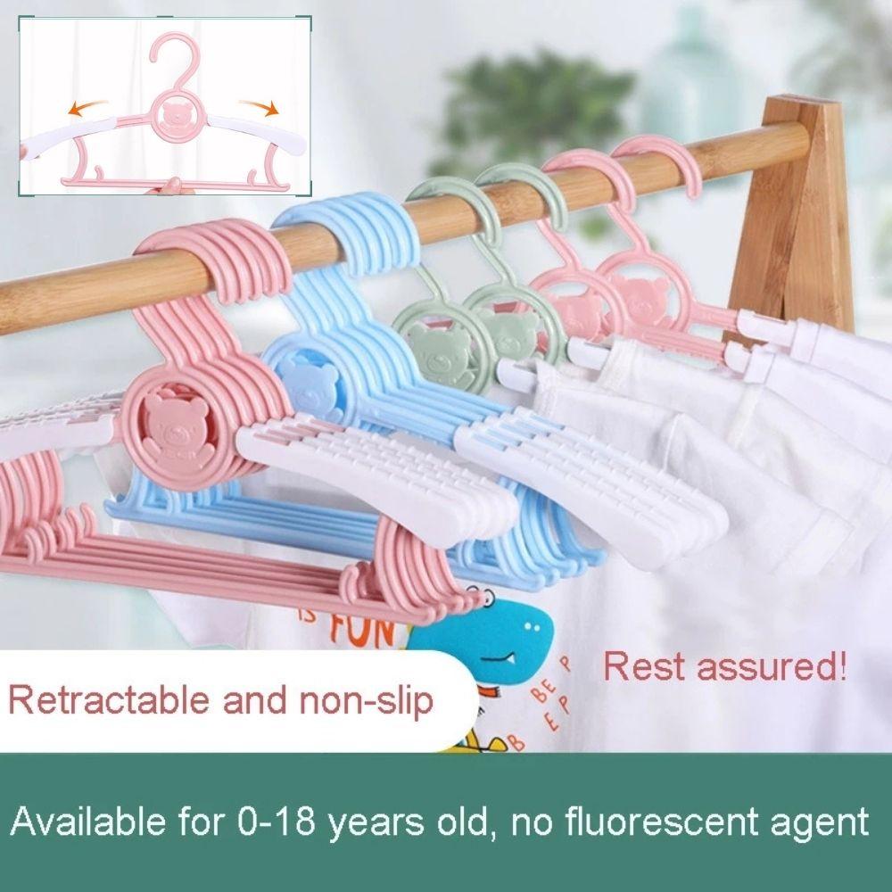 Set 5 / 20 Móc Nhựa Treo Quần Áo Trẻ Em