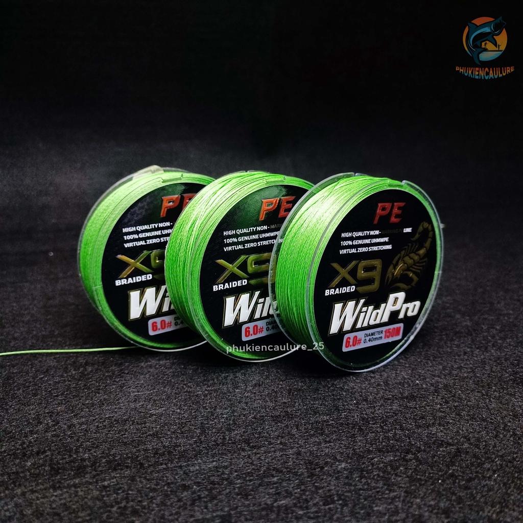 Dây dù câu cá PE Lure X9 WildPro dài 150m