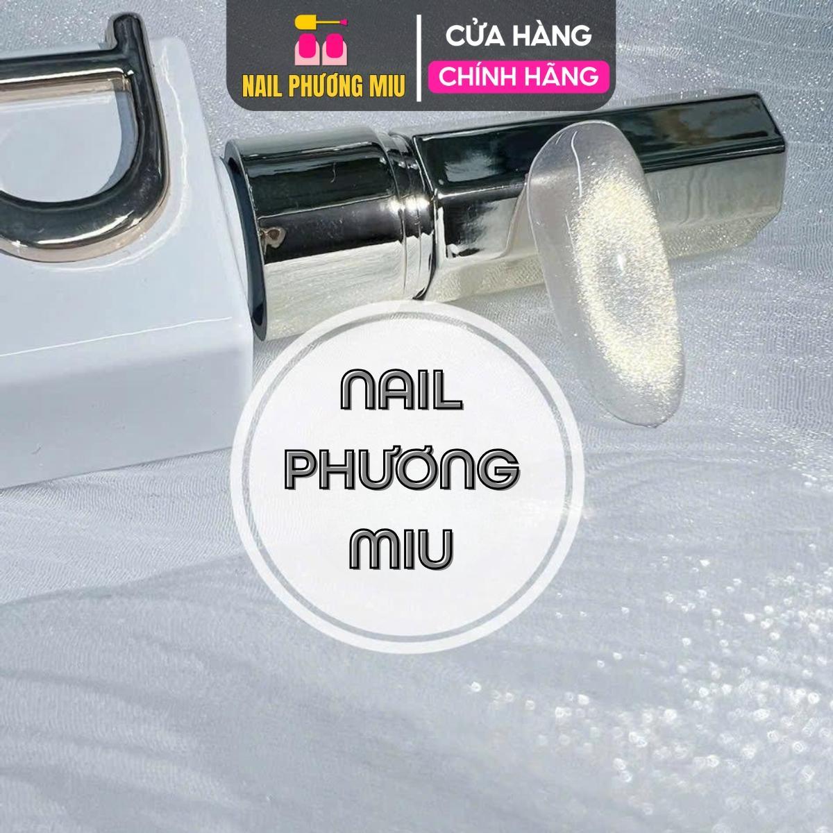 Sơn Gel Mắt Mèo Thạch Kim Cương Ánh Vàng Số 1 CR01 Siêu Lấp Lánh Làm Nail Chất Sơn Dirse Đậm Đặc